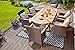 Green Decore Reversible Nirvana Outdoor Rug, Waterproof, Fade Resistant, Modern Large Floor Mats for Patios,Decks, Garden and Outdoors, Beach, Camping, Picnic - (Navy Blue/White, 8 X 10 ft)