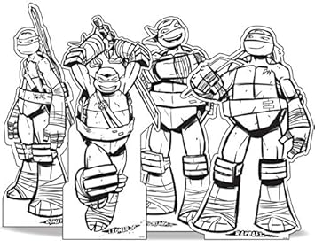 Buy Pop Outz Teenage Mutant Ninja Turtles Coloring Kit Online At Low Prices In India Amazon In