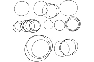 20pack 735-65mm Mix Cassette Tape Machine Belt New Assorted Common for Recorders Drive Cassette Tape CDROM Video Machines Dri