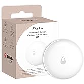 Aqara Water Leak Sensor T1, Wireless Detector for Smart Home Alarm, Requires Aqara Hub, Zigbee 3.0, App Notifications, for Ki