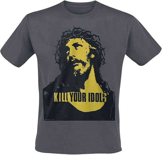 Kill Your Idols Männer TShirt Charcoal S 100 Baumwolle FanMerch