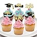 GLEIM Graduation Cupcake Toppers, Mini Cake Decorations for 2019 Congrats Grad Party Supplies (48 Pieces)