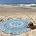 The Boho Street Cotton Mandala Roundies,Parrot Mandala Beach Throw, Indian Mandala Tapestry, Yoga Mat, Picnic Mat, Table Throw