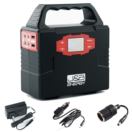 J&B Energy 150Wh Generador portátil bastante con inversor de ...