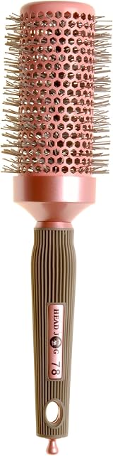 Head Jog 78 Pink Radial Brush Ceramic Coated Barrel 43mm Nylon Bristle view 4