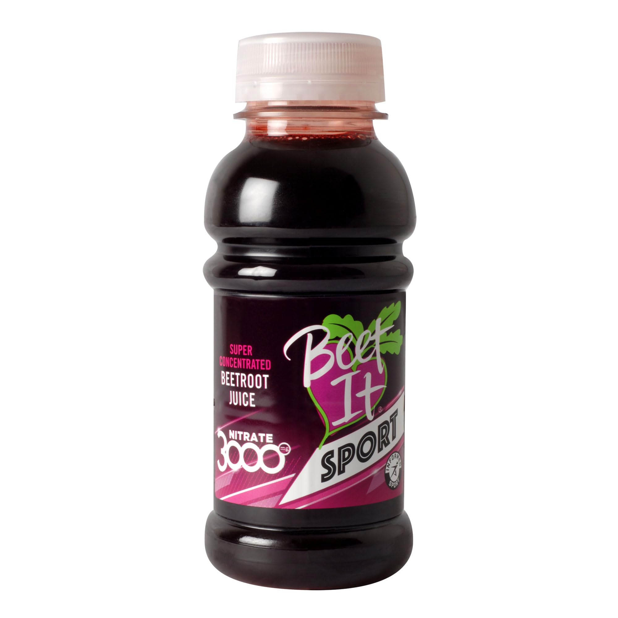 Beet IT Beetroot Juice Sport Nitrate 3000mg - Super Concentrated Beet Juice Liquid Dietary Supplement No Added Sugar, Artificial Colors, Preservatives, BPA-Free, Gluten-Free, 8.5oz (7 Servings)