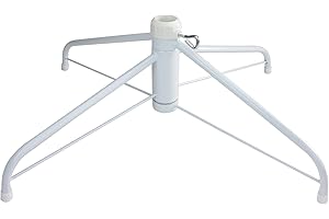 Northlight White Metal Christmas Tree Stand for 6.5'-7.5' Artificial Trees
