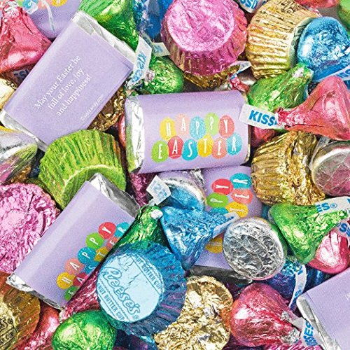 Easter Candy Mix Hershey's Miniatures, Kisses and Reese's Peanut Butter Cups (5lb Bag)