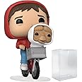 POP E.T. The Extra-Terrestrial - Elliot with E.T. in Basket Funko Vinyl Figure (Bundled with Compatible Box Protector Case), Multicolored, 3.75 inches