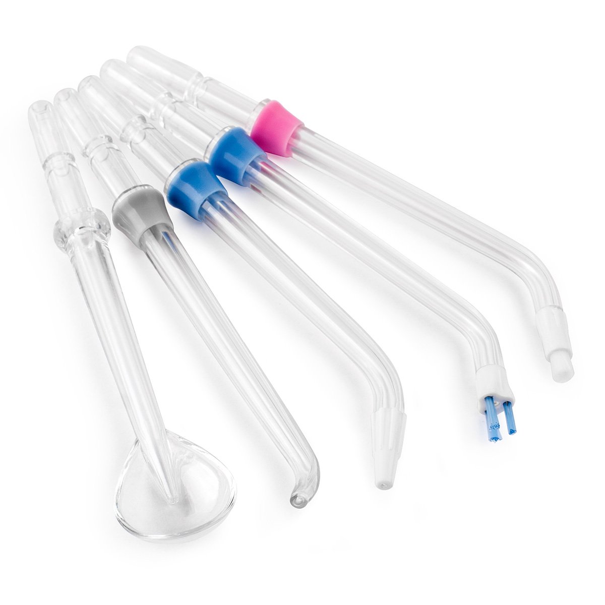 Water Flosser Tips (8 pcs Combo Kit) Includes Classic Tip, Pocket Tip, Tongue Cleaner, Orthodontic Tip, High Pressure Tip, Mist Tip, Brush Tip : Beauty