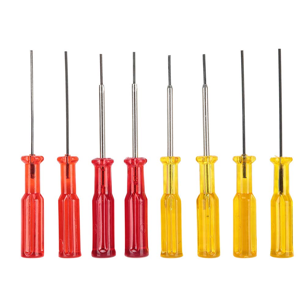 Glomora 8pcs Mini Screwdriver Set,1.5mm/1.6mm Balldriver Screwdrivers Hex Socket Needle Screwdriver Sewing Machine Tool Kit, Overlock Sewing Machine Needle Set for Sewing and Household Use