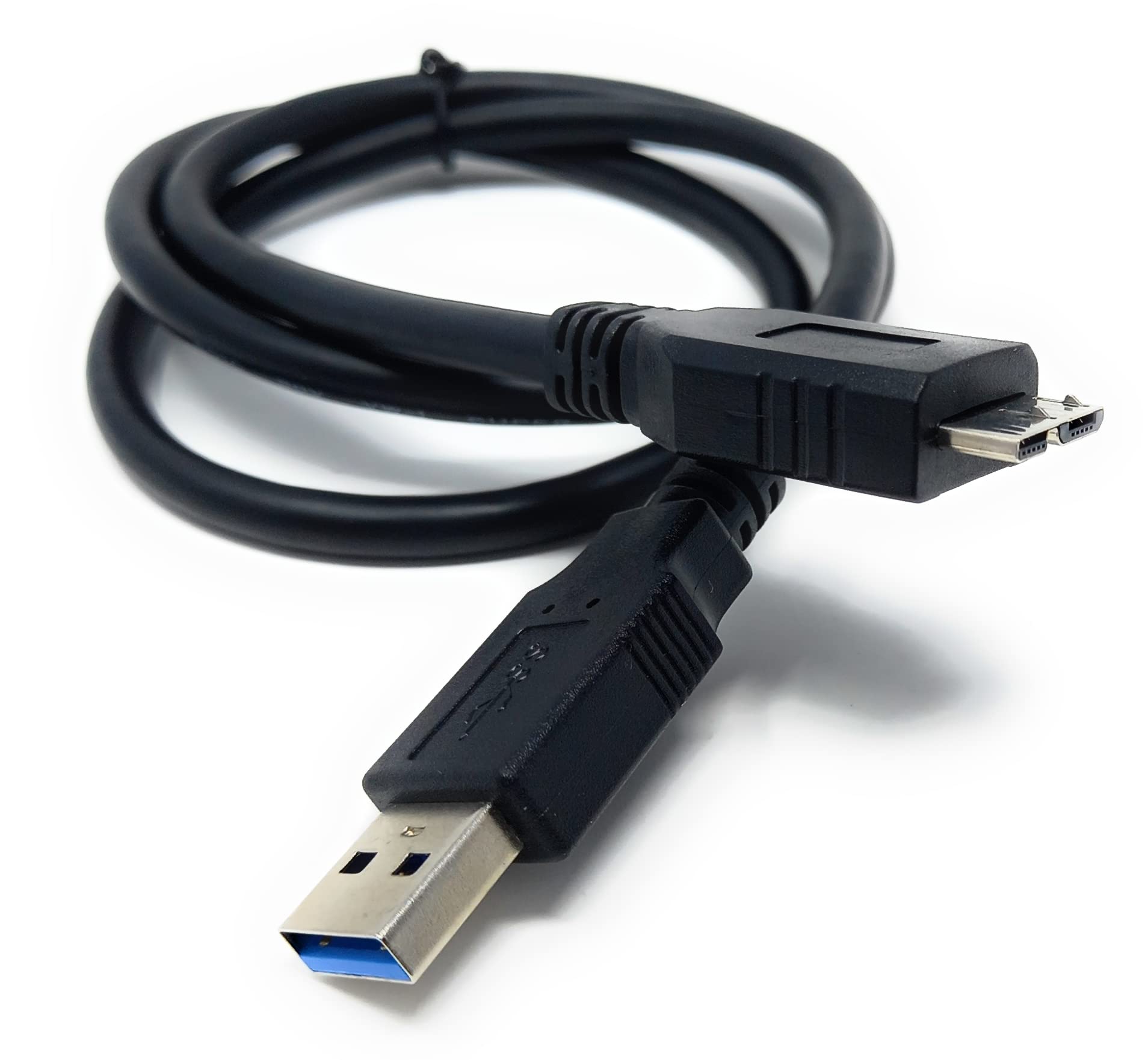 75cm short USB 3.0 to USB SuperSpeed A Male 10 pin to Micro B Male Cable For Hard Drive 2.5ft, Black