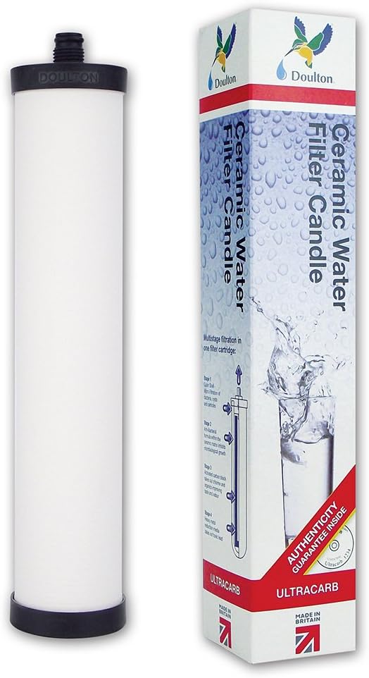 Doulton M15 UltraCarb Ceramic Water Filter Cartridge Candle Compatible FRX01, FRX02 Element, the Franke 02