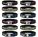Inkstone (12-pack Baseball Motivational Silicone Bracelets - Wholesale Bulk Baseball Jewelry, Sports Gifts, Party Favors and Supplies