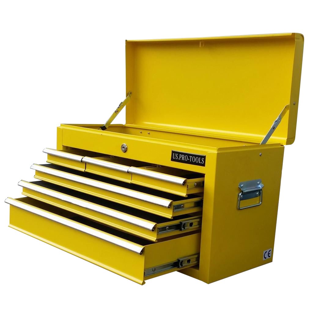 Us Pro Tools Tool Box 6 Drawer Mobile Tool Chest Portable Tool