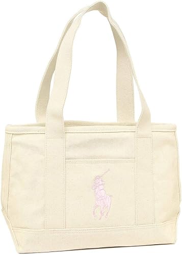 Amazon Co Jp ポロ ラルフローレン トートバッグ レディース Ra ナチュラル ピンク 並行輸入品 ジュエリー