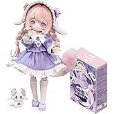 CALEMBOU BJD Blind Box, 1/12 Cute The Lulu Elf Story Series Ball Jointed Blind Box, 8 Inches Dress up Doll with Joints, Collectable Action Figure for Birthday Gifts