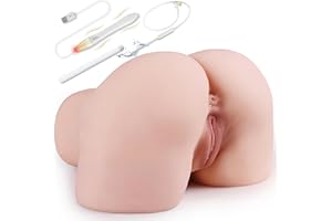 Sex Doll,19.84LB Life-Sized Sex Doll Ass Male Masturbator with Drying Stick& Heating Rod&Sex Doll Douche Washer Hose,Torso Hi