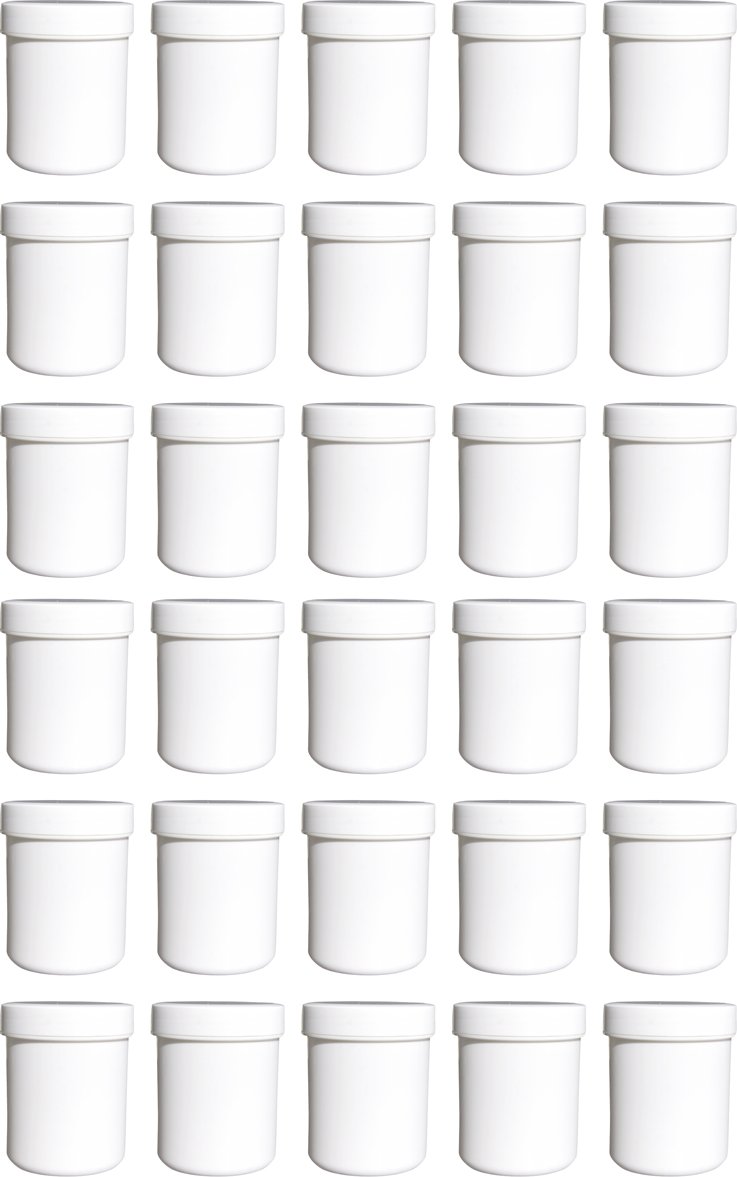 30 Containers Containers Ointment Cream Ointment Kruke, 60ml Capacity – Made in Germany