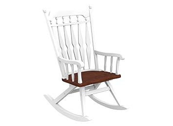 Sherry Rocking Chair Oak & White