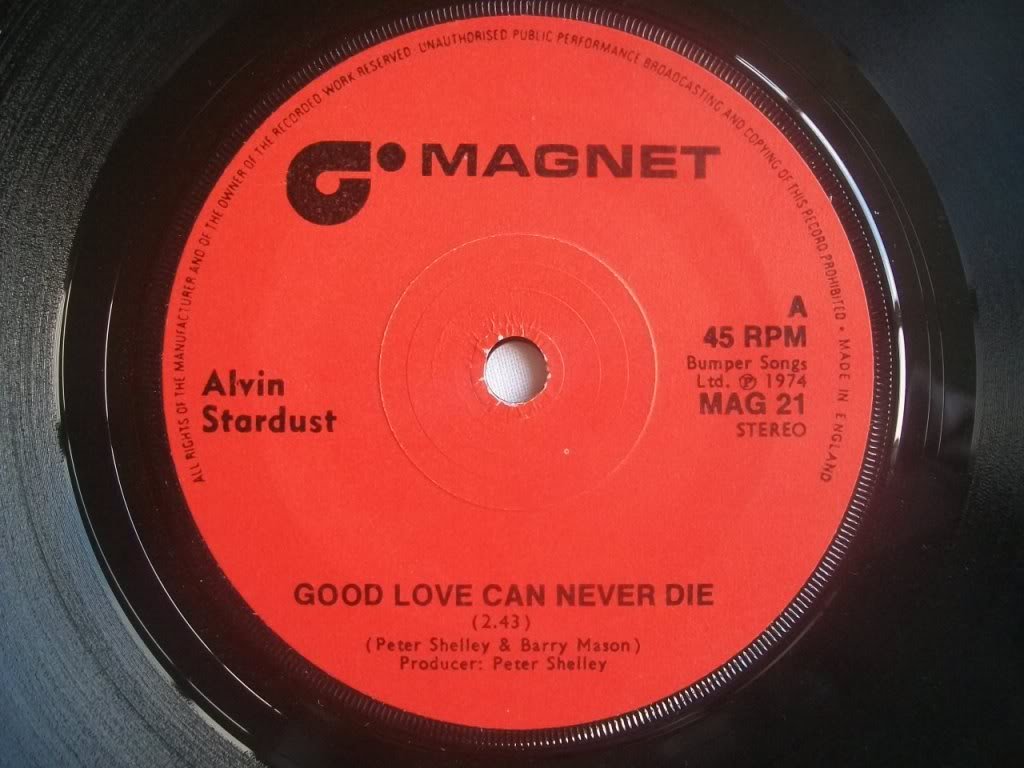 ALVIN STARDUST GOOD LOVE CAN NEVER DIE 7 inch vinyl / 45 Amazon.de