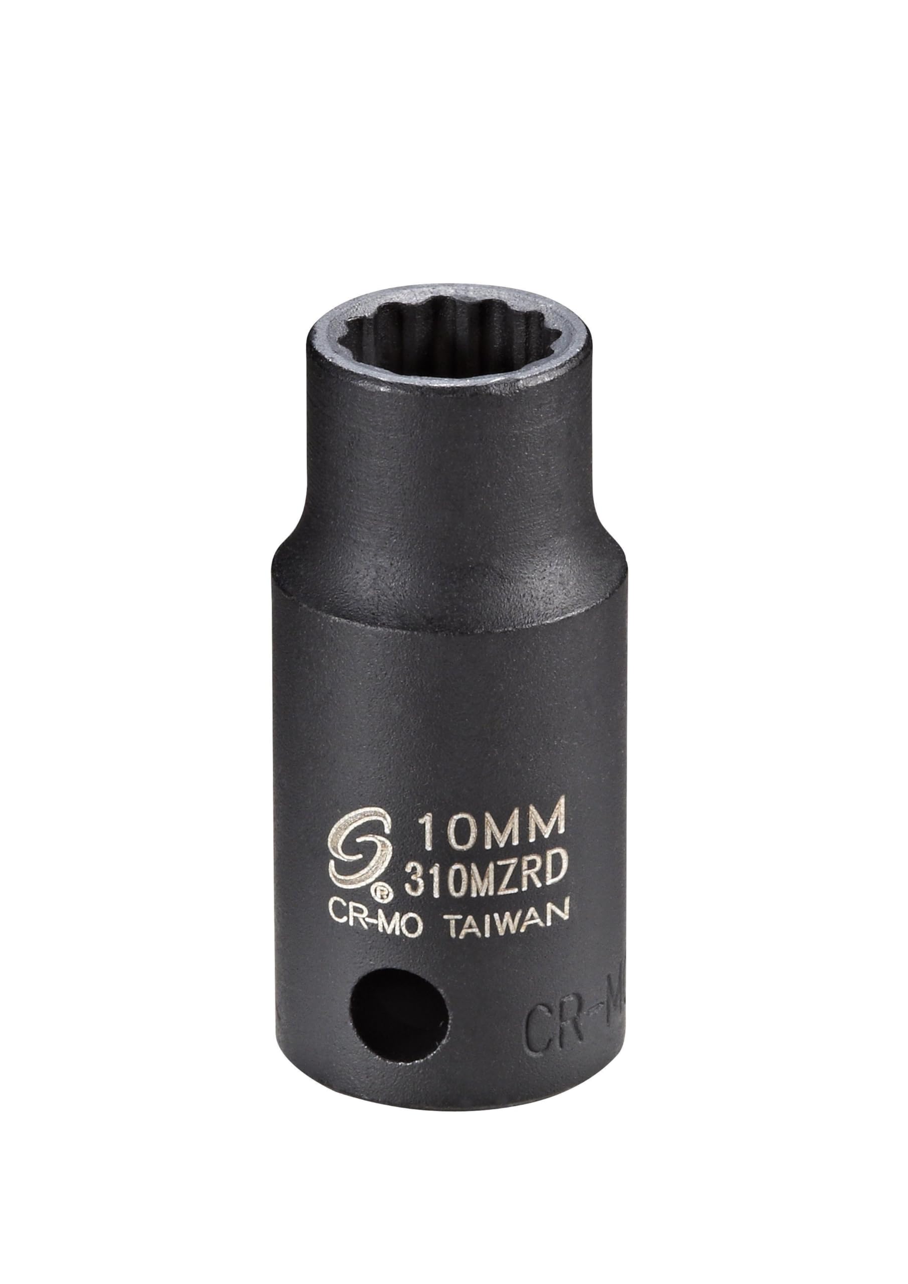 Sunex 310MZRD 3/8-Inch Drive 10mm 12-Point Semi-Deep Impact Socket