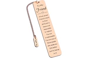 Friendship Gifts for Women Friends Birthday Gifts for Women Bookmarks for Best Friends Besties Book Lovers Long Distance Frie