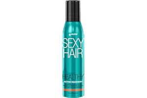 SexyHair Healthy Active Recovery Repairing Blow Dry Foam, 6.8 Oz | Up to 99% Breakage Reduction | Helps Repair | All Hair Typ