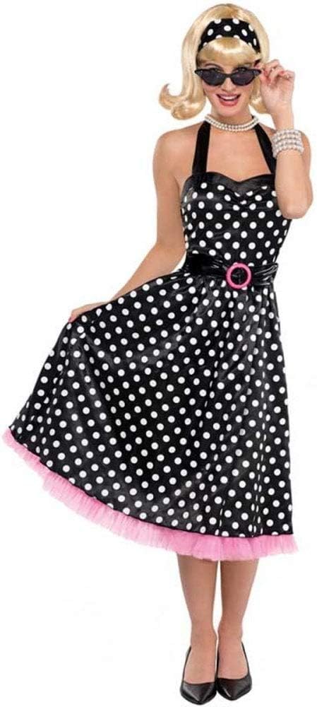 Amscan International Adults Twist and Shout Dress 50' Costume (UK 10-12)