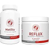 Silver Fern Brand Slow Motility+ Kit – Digestive Support Bundle – 30-Day Supply – Berry Flavor Powder, Capsules – Artichoke Leaf, Okra, Ashwagandha, MucoSave – No Artificial Ingredients – Made in USA