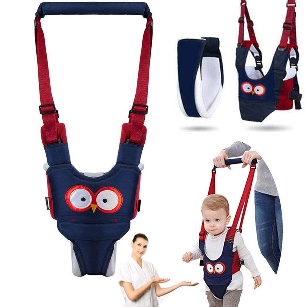 Autbye Baby Walker Toddler Walking Assistant Handheld Stand Up and Walking Learning Leash Kids Safety Walking Harness Safety Belt for Baby 6-36 Months (Thickened Cotton Type)
