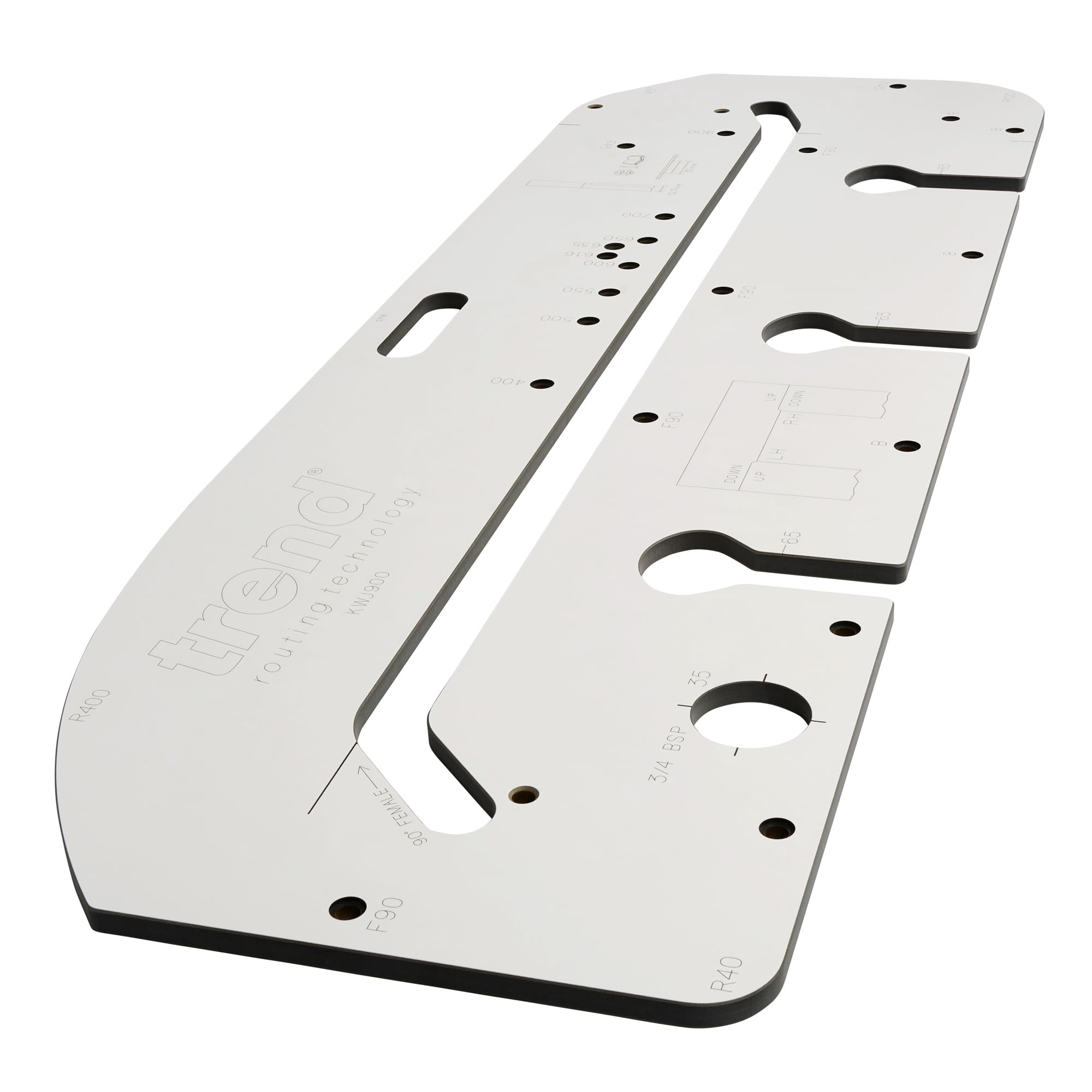 Trend Kitchen Worktop Jig for Seamless Routing Joints in Kitchen Worktops, Up to 900mm, KWJ900