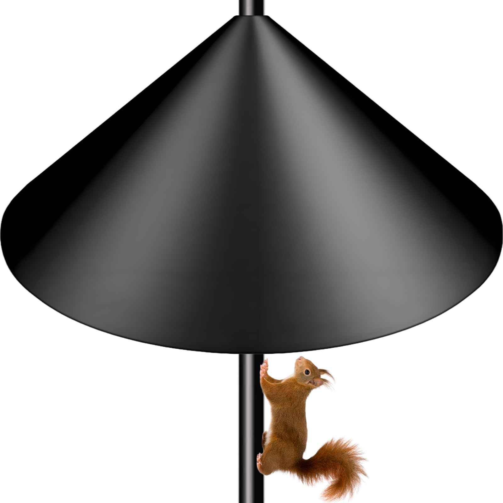 Photo 1 of *UNTESTED*
Metal Squirrel Baffle for Bird Feeder Pole 19 Inch, Heavy Duty Squirrel Guards for Shepherds Hook Squirrel Stopper for Bird Feeders Outdoor Black