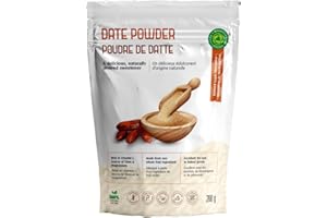 Aga's Wholesome Date Powder 200g, Natural Substitute for Refined Sugar, Premium Quality Healthy & Natural Sweetener, Date Sug