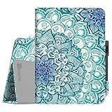 Fintie Folio Case for Samsung Galaxy Tab S3 9.7, [Corner Protection] Premium PU Leather Stand Cover with S Pen Protective Holder Auto Sleep/Wake for Tab S3 9.7 (SM-T820/T825/T827), Emerald Illusions