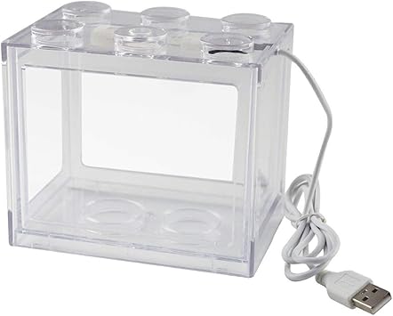 Amazon Zero Distance Led水槽 Diy水槽 水族館 卓上飾リ小さい魚飼育 ミニ水槽 水換え簡単コンパクト樹脂水槽 装飾は含まれていません 透明な Zero Distance 水槽 通販
