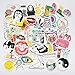 50PCS Super Cool Cute Pink Girl Stickers for Laptop Computers, Phone Cases and Bullet Journals (Pink Girl)