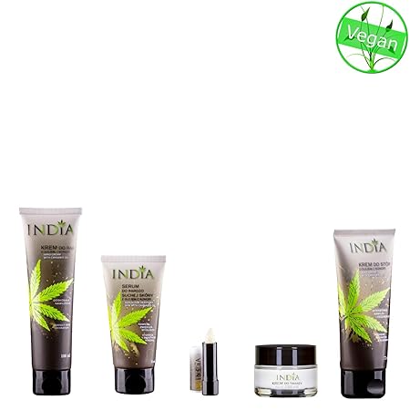 Hochwertige Hautpflege Kosmetik-Linie Premium Beauty Geschenk Set mit Cannabis Öl 5 Pflegeprodukten im Gesamtwert von über 69