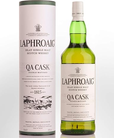 Amazon Co Jp ラフロイグ Qa カスク ウイスキー イギリス 1000ml 並行輸入品 食品 飲料 お酒