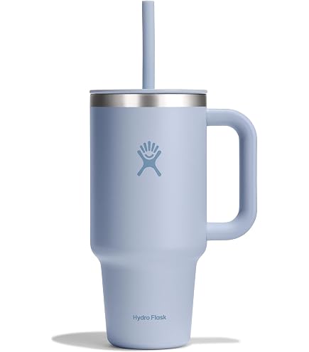 Hydro Flask Copo de viagem de 946 ml com alça, tampa e canudo