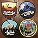 Explore Wilderness/Iron on Patch/Vintage Patch for Jackets, Backpacks, Hats, and Clothing - Iron on Patches
