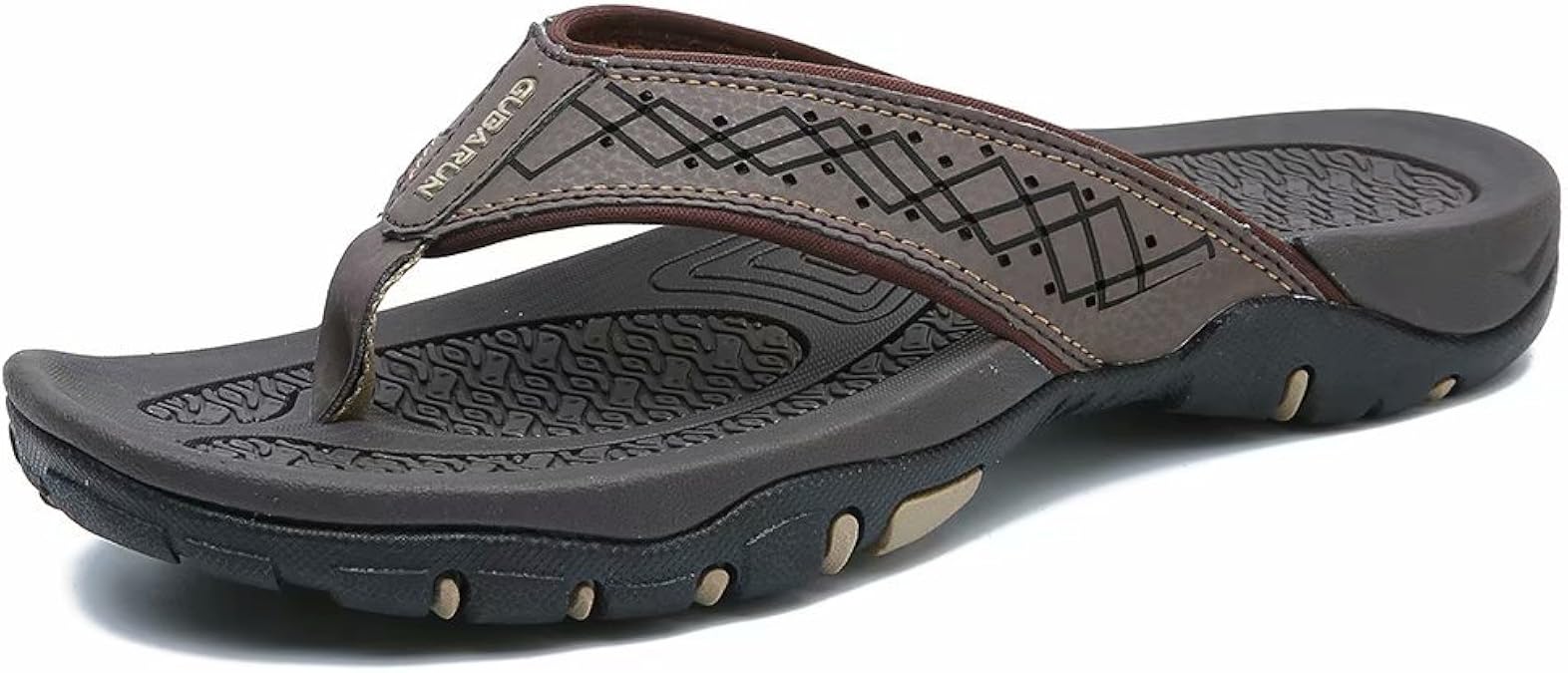 GUBARUN Mens Sport Flip Flops Comfort Casual Thong Sandals
