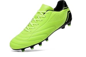 HaloTeam Soccer Shoes Mens Cleats Outdoor Professional Training Turf Football Boots Breathable Athletic Sneaker for AG/FG 6.5 US-11 US