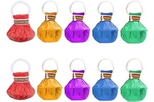 10X Hand Thrown Confetti Cannons, Colorful Confetti Ribbons, Multi Colored Paper firecrackers, Suitable for Weddings, Birthda