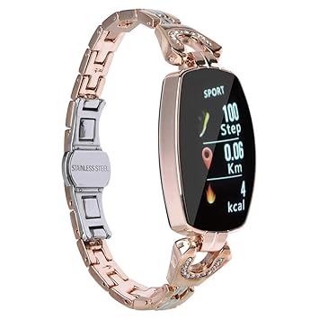 Oumij Pulsera Inteligente Deportiva para Mujer, Pantalla a ...