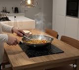 Acense Tempered Glass Worktop Saver 40x30 cm Black Granite Effect Non Slip view 4