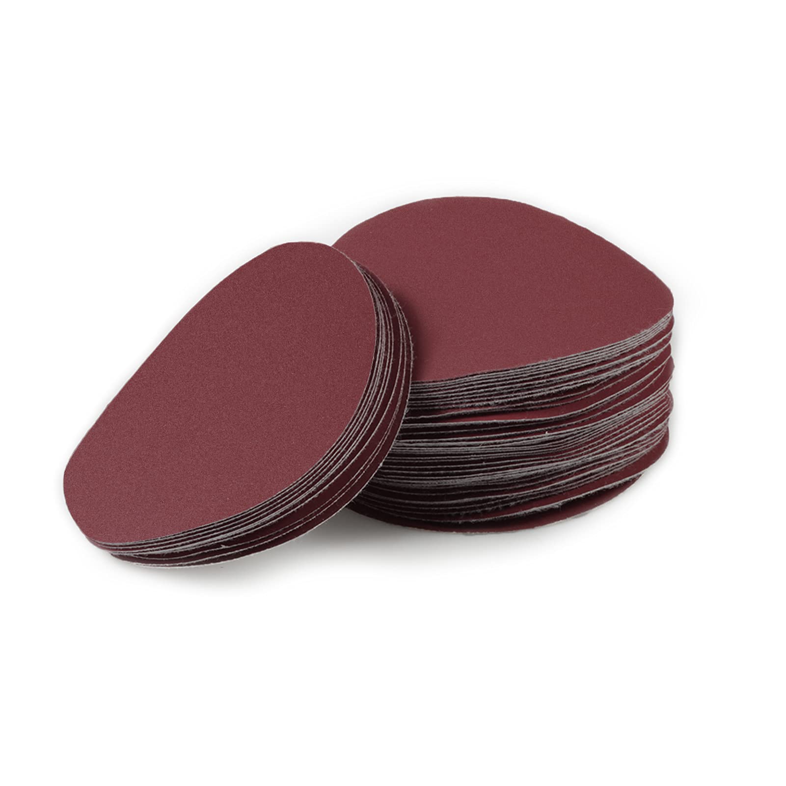 LEONTOOL 50 PCS 4 Inches Sanding Discs Hook and Loop 1200 Grit Sanding Pads for Orbital Sander Round Orbital Sandpaper No Hole