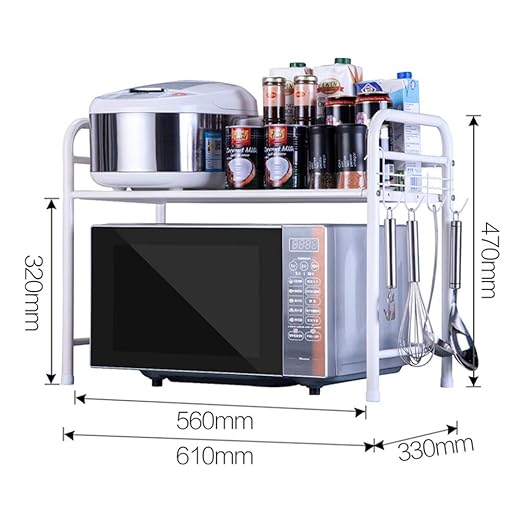 ZXCC Multiuso Microondas Estante De La Cocina, Simple Utilidad ...