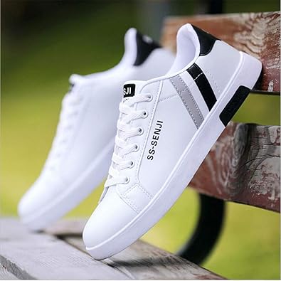 Mens white casual shoes amazon Clearance