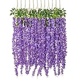 Luyue Wisteria Artificial Flowers 4.6ft Hanging